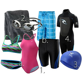 swimming gears, swimming tips