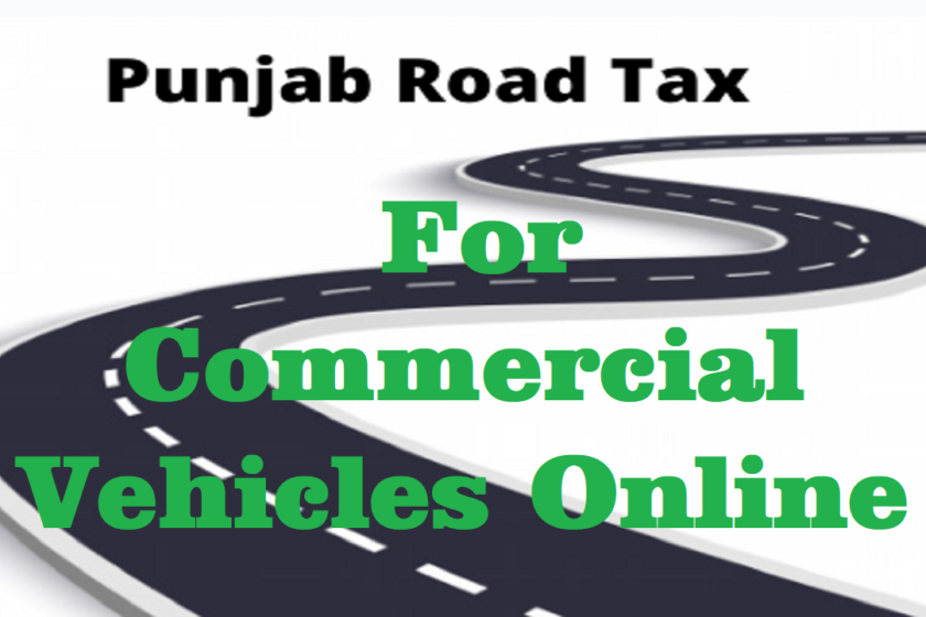 Punjab road tax for commercial vehicles online