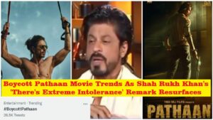 Boycott Pathaan Movie Trends As Shah Rukh Khan's 'There's Extreme Intolerance' Remark Resurfaces