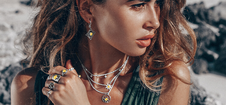 opaline and citrine jewelry