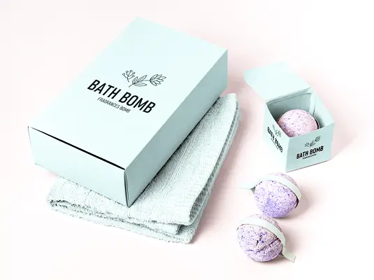 custom CBD bath bomb packaging boxes