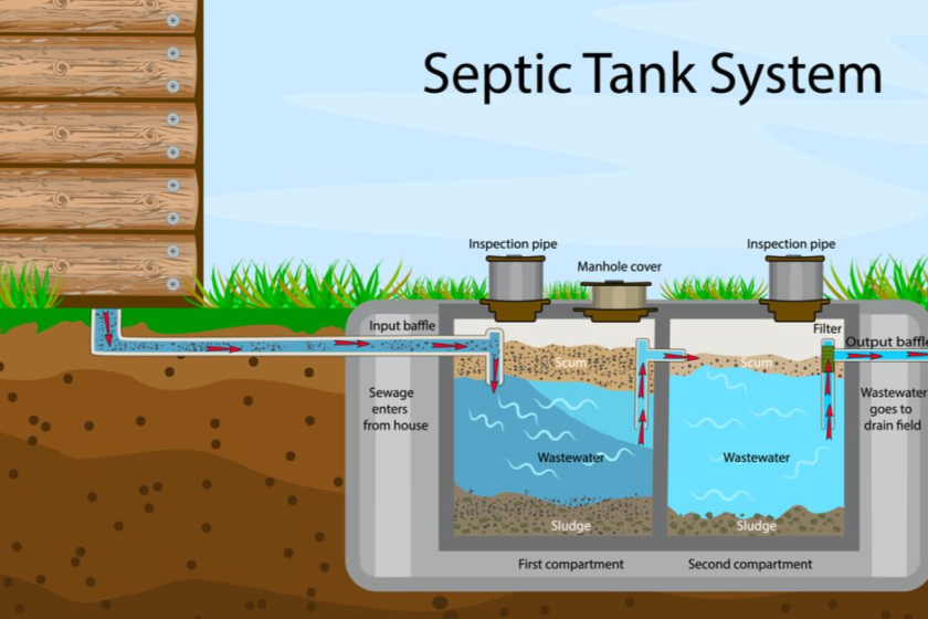 Septic tank pumping