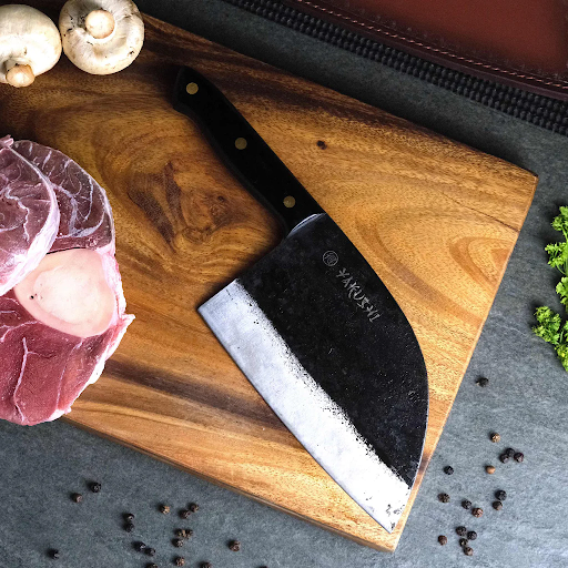 handmade butcher knife