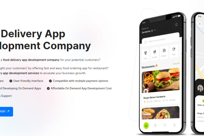 food delivery app development company - The NineHertz