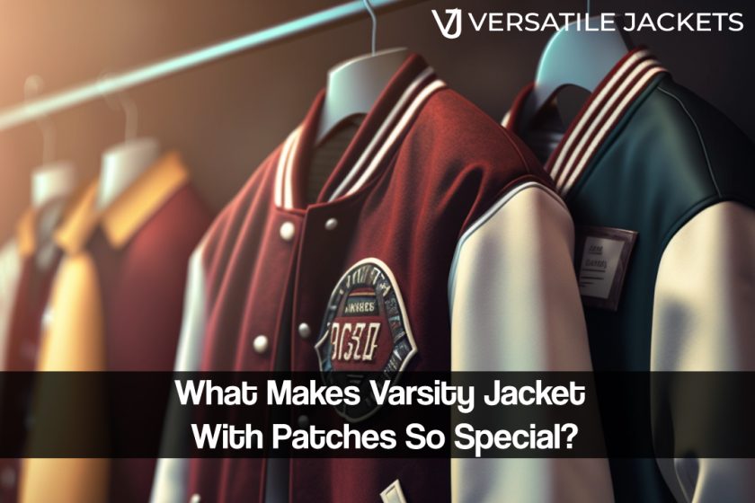 varsity jacket with patches